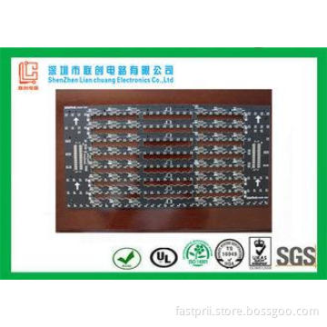 Immersion Gold  PCB quick turn circuit boards Black solderm